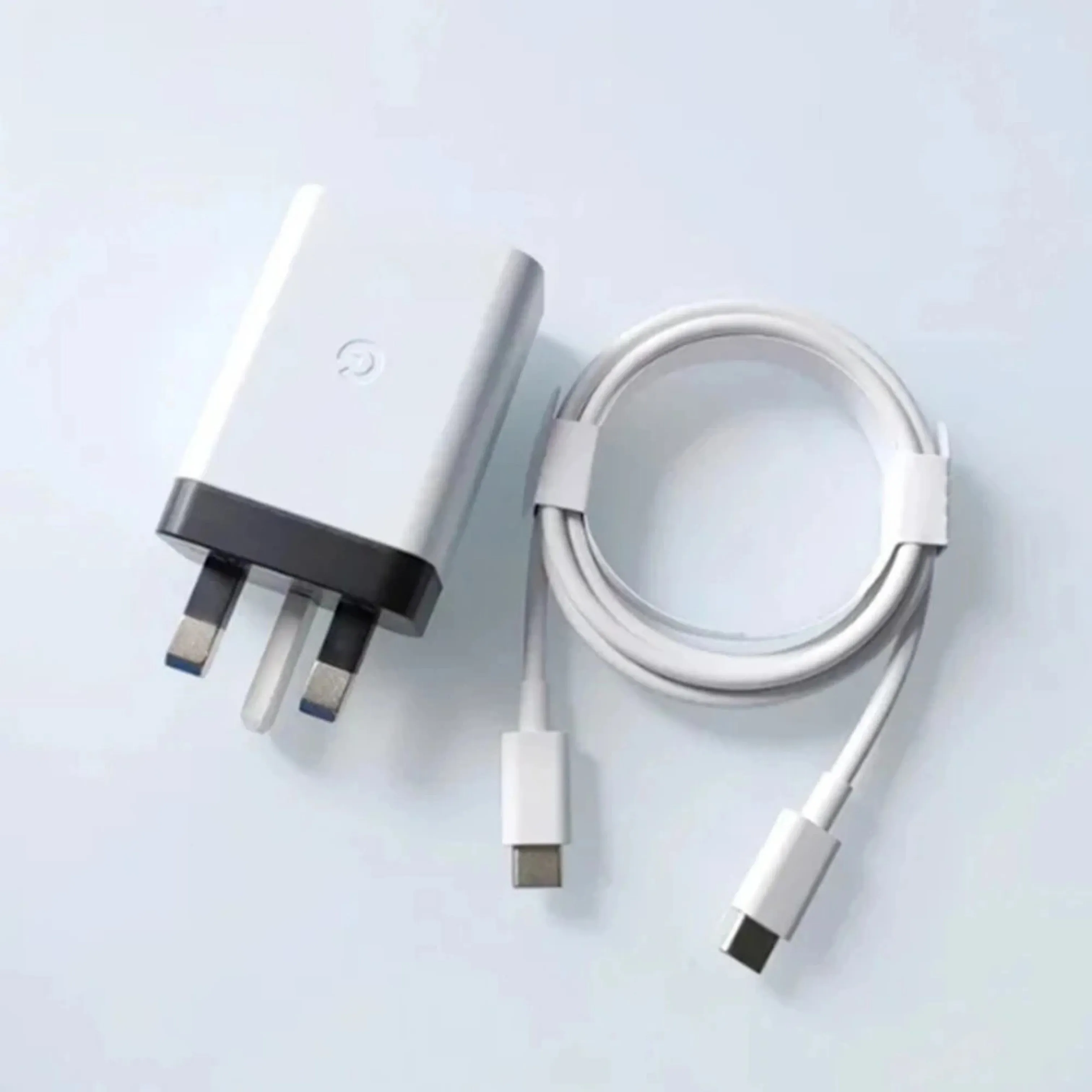 UK Plug For Google 30W Charger Fast Charging PD Power Adapter 100CM USB C To Type C Cable For Pixel 9 Pro XL 9A 8A 7A 6A 5A 4A 9