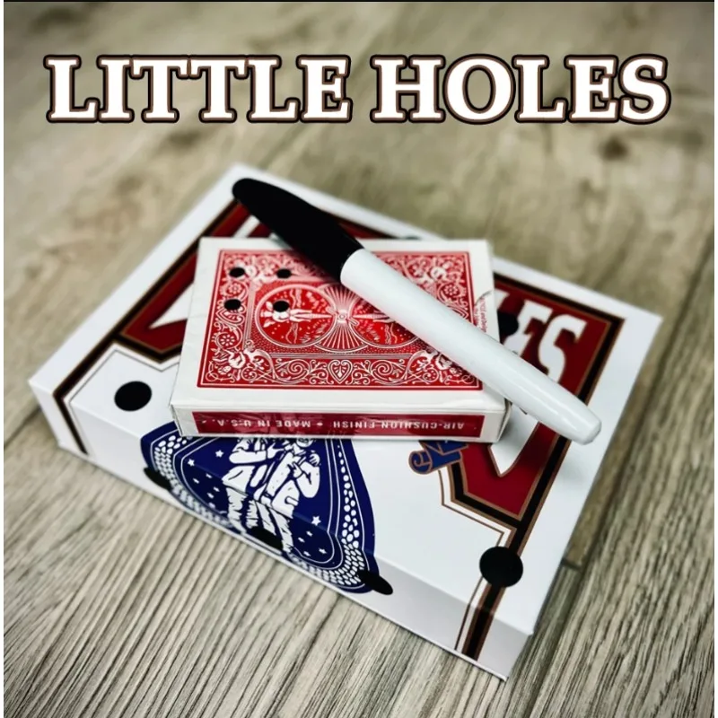 ロディ・mの小さな穴-ギミック-クローズアップ-マジック-トリック-イリュージョン-ポーカー-デッキ-マジック-プロップス-マジシャン-狂気の視覚-マジックバー-面白い