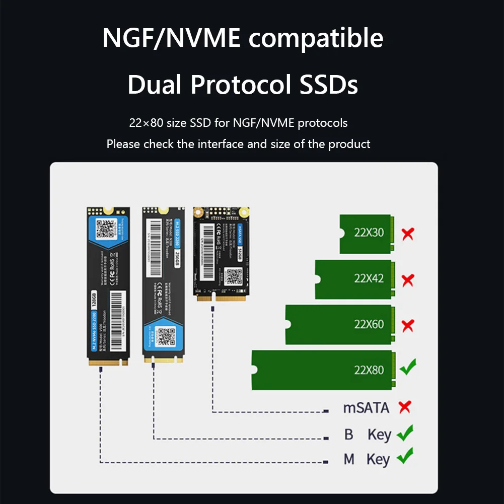 M.2 NGFF NVME 2280 SSD Heatsink Aluminum Alloy Solid State Disk Drive Radiator Cooler Cooling Pad for Desktop PC PS5 Heatsink