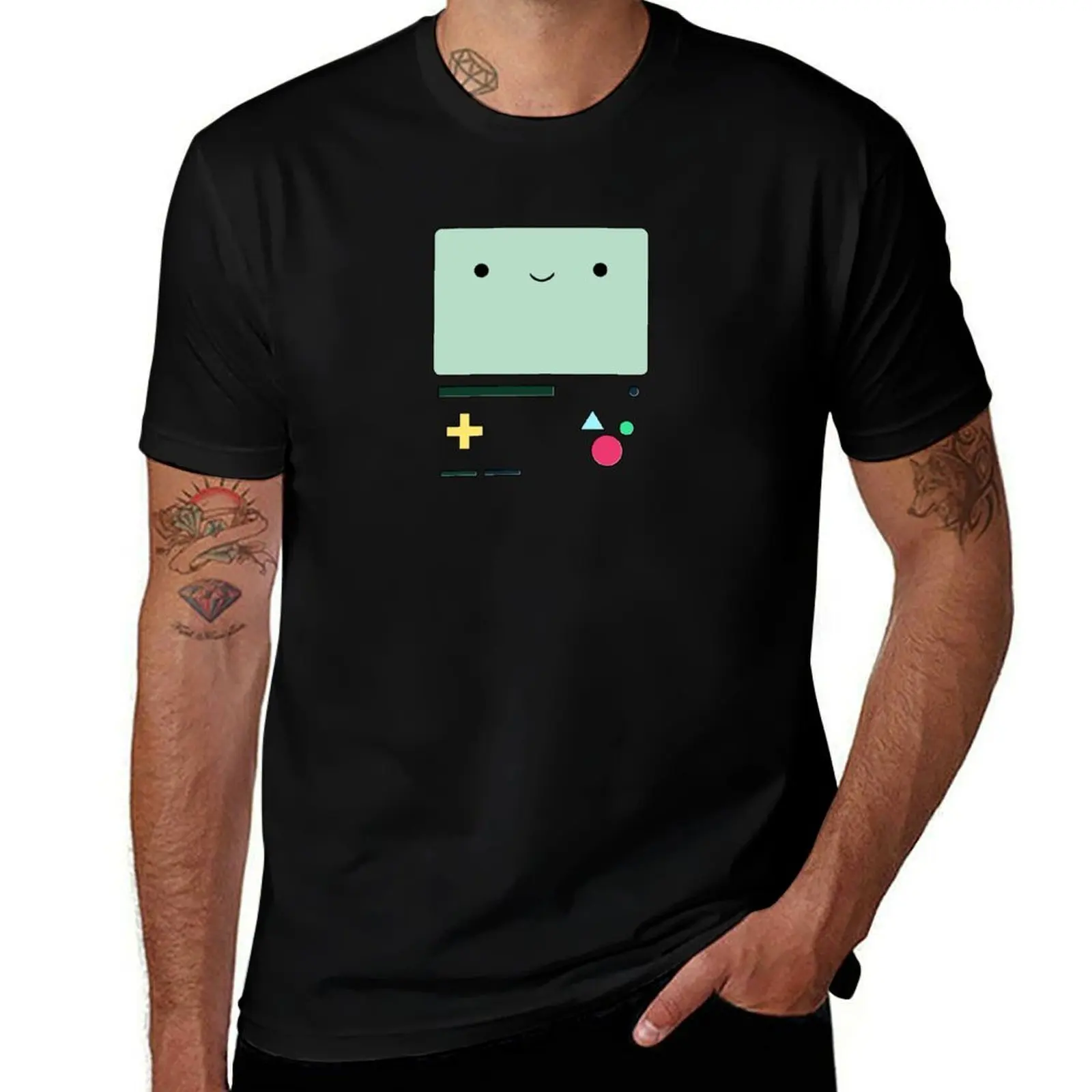 

BMO says hello T-Shirt boys animal print sports fans blanks Short sleeve tee men