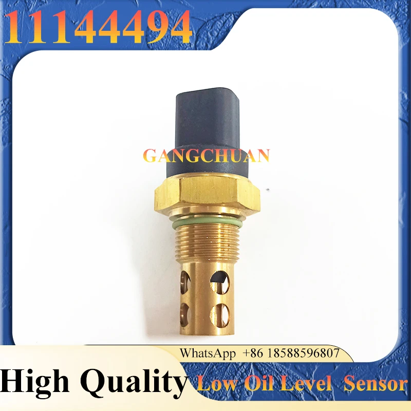 

Professional Oil Level Sensor 11144494 for L90E L70E L110E L120E Compatible with Wheel Loader