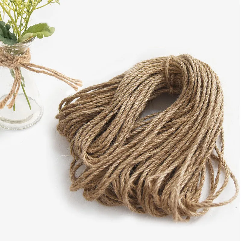 50M Pet DIY Climbing Rope Household Pet Cats Dogs Clutching Sisal Rope Protection Furniture Pet Clutching Rope Pet Supplies