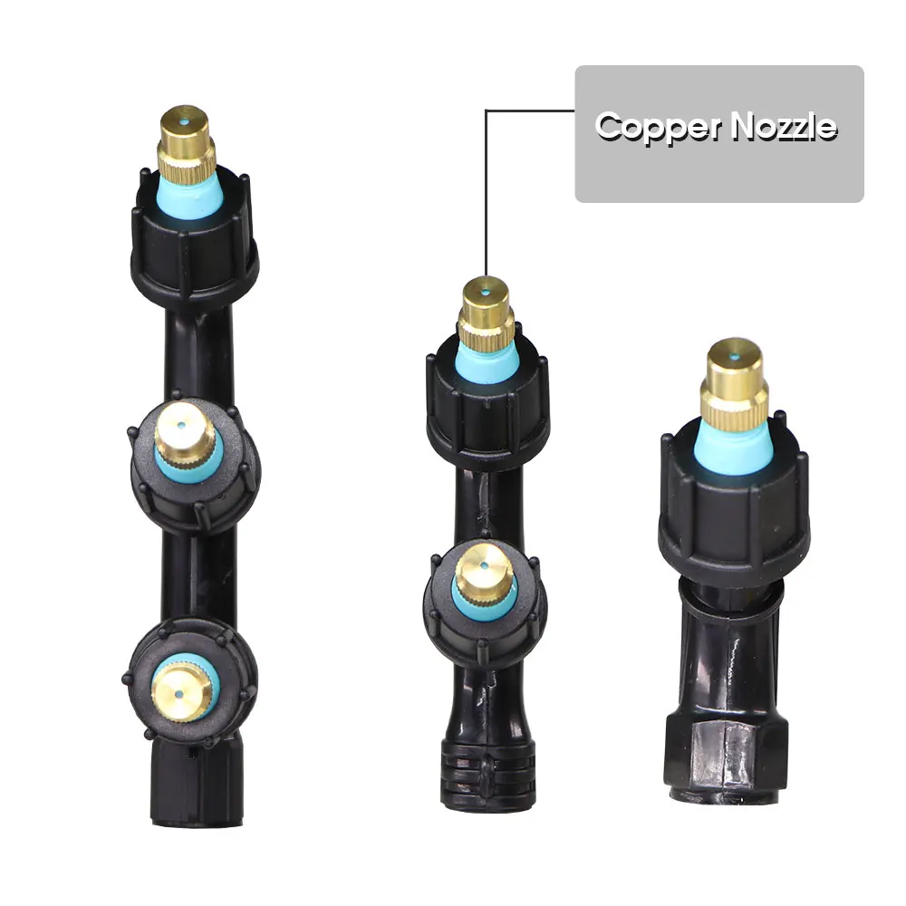 1/4 1/2 Cal rolniczy miedziany atomizujący dysza opryskiwacza 45cm chowany pręt natryskowy do zraszaczy ogrodowych do nawadniania pestycydów