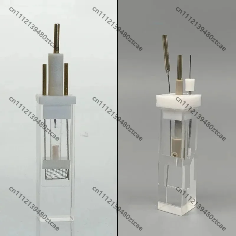 K003 Photoelectrochemical Quartz Electrolytic Cell 2mm Gap Spectroelectrochemical Complete Set For Lab Research Use