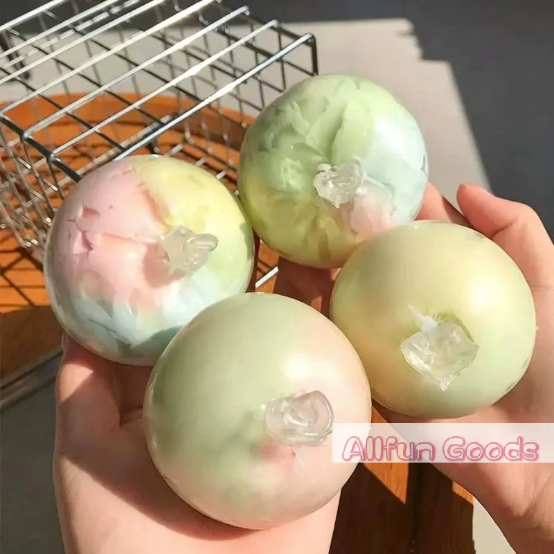 Chocolate Macaron Handmade Crunchy Ball With Burst Anti Stress Sensory Fidget Toy Cracking Ball Soft Decompression Toys Gift