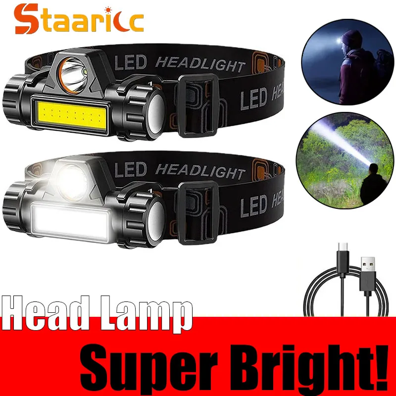Led Headlamp 2-Mode…