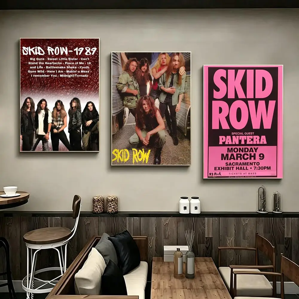 Band Skid Row Poster Poster HD Printing Modern Minimalist Style Wall Art Home Decor For Office Bedroom Gift