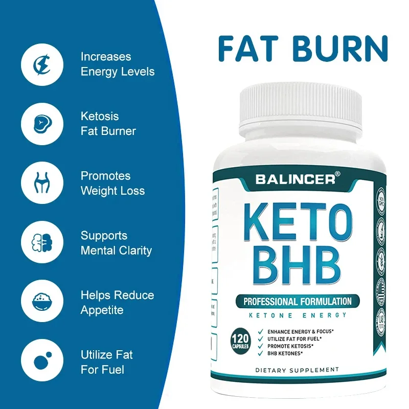 Balincer Advanced Keto Supplement for Supporting Ketosis, Weight and Diet Management - Suitable for Men and Women