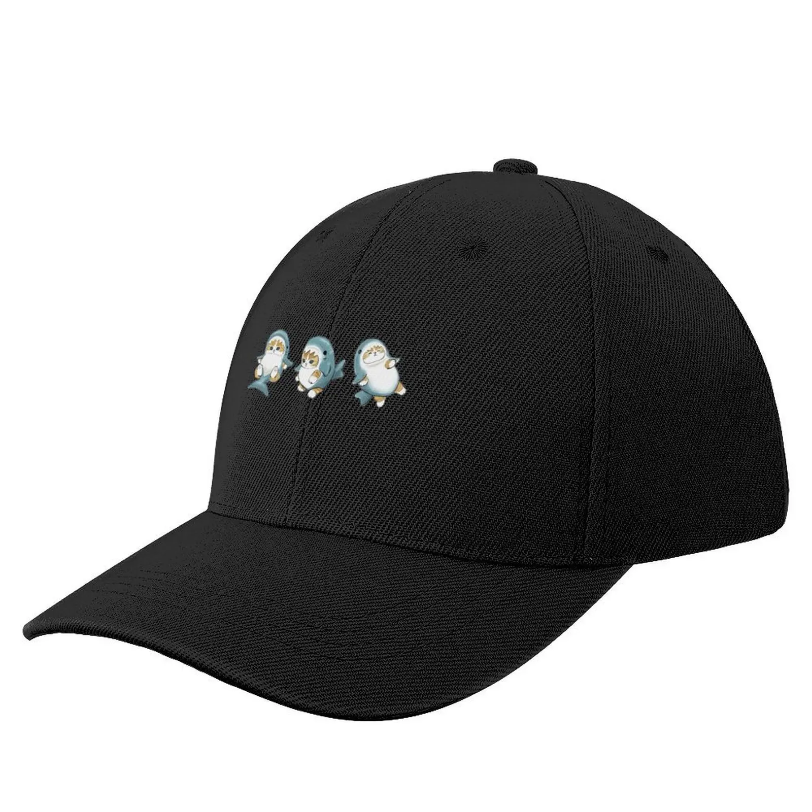 

Mofusand - Shark Trio Baseball Cap Streetwear Golf Cap Beach Bag Bobble Hat Mens Caps Women's