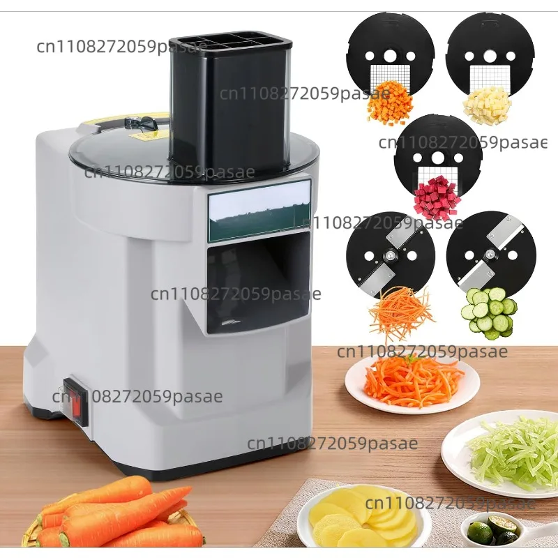 Commercial Electric Vegetable Shredder and Potato and Onion Slicer with Shredding and Grinding Functions Commercial