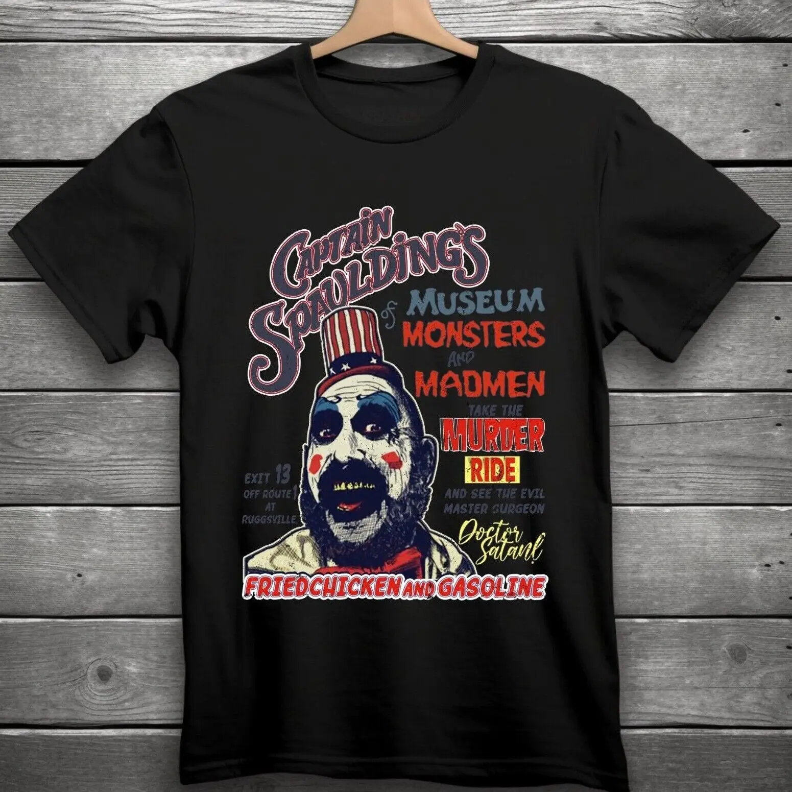 Captain Spaulding Museum Monsters and Madmen T Shirt S 3XL House of 1000 Corpses