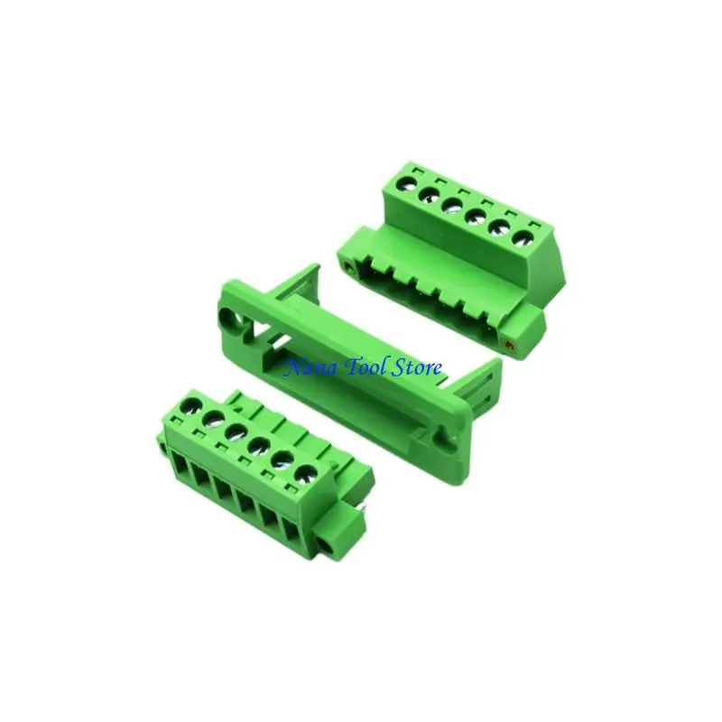 31GJ 5.08Mm Through Wall Mounting Panel Terminals Block Convenient Plug In Terminals Block for Fast and Secure Wire Joining