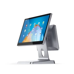 4G+32G Android 11 Cash Register 15.6 Inch Touch Screen POS Terminal Desktop Cashier Machine With RJ45, WIFI, BT Loyverse Kahero