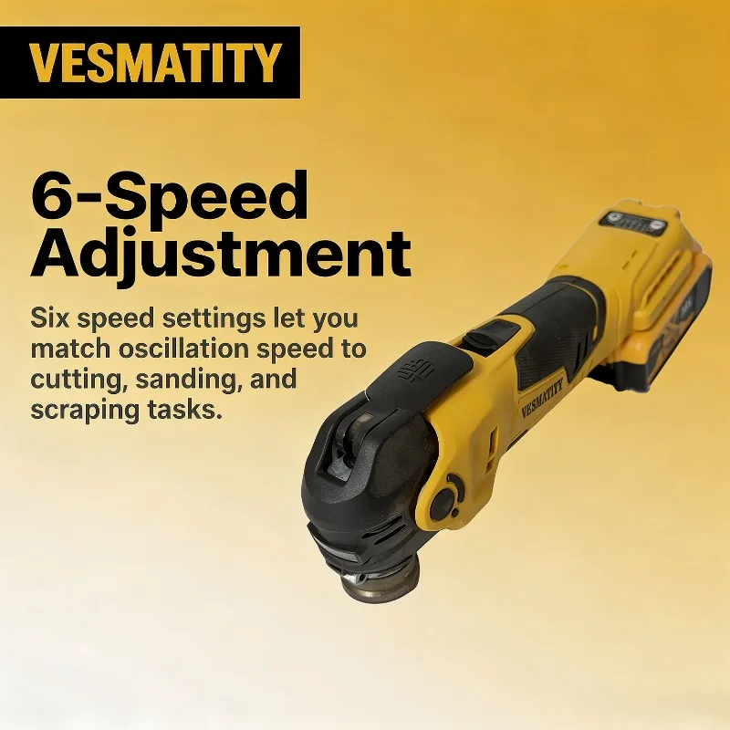Oscillating Multi Function Tool Electric Saw Trimmer Shovel Cutting Woodworking Tool For Dewalt Battery