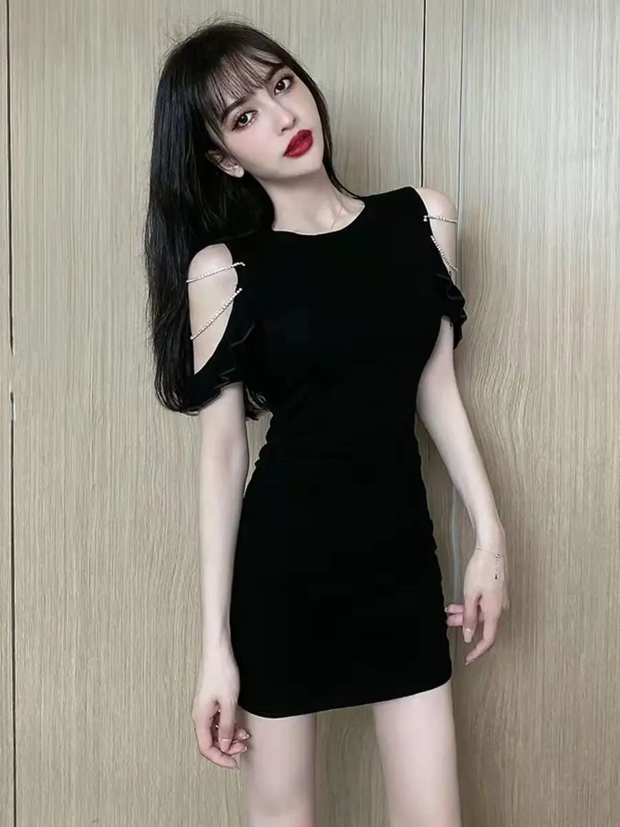 Dresses Womens Dress Disco Summer Modal Halter Neck-Mounted Smocking Flared Mid-Calf Resort Romantic Vacation Lightweight Pure