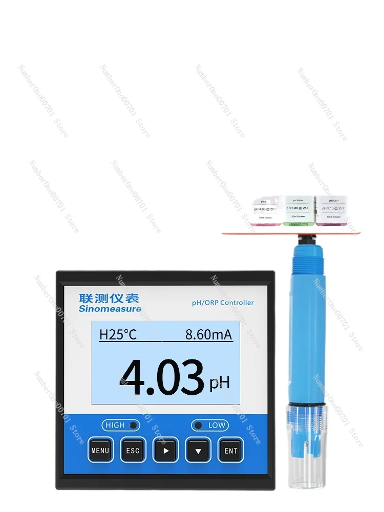 Online PH Meter Detector Controller Industrial Water Quality Test ORP Value Electrode Probe Explosion-Proof Sensor