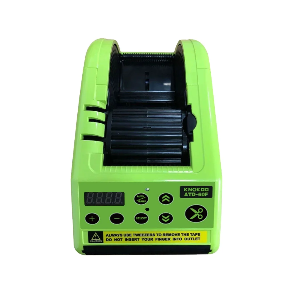 ATD-60F Electric Anti-static ABS Packing Machine Tape Dispenser New Vision Automatic 7mm Easy Tear Foldable Dual Voltage