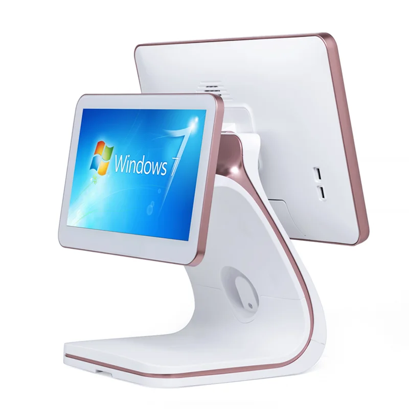 Windows/android---15/15.6 بوصة تعمل باللمس آلة الكل في واحد، آلة طلب المطاعم، آلة تسجيل النقود POS --- FY #4