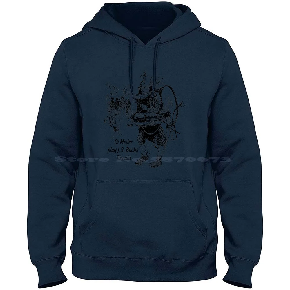 

Oi 100% Pure Cotton Hoodie Tshirt Humour Humor Classical One Man Band Musical Musician Entertainment Funny