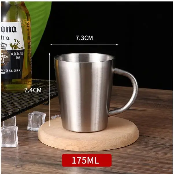 

extra . FOR 25PCS 175ml stainless steel mug