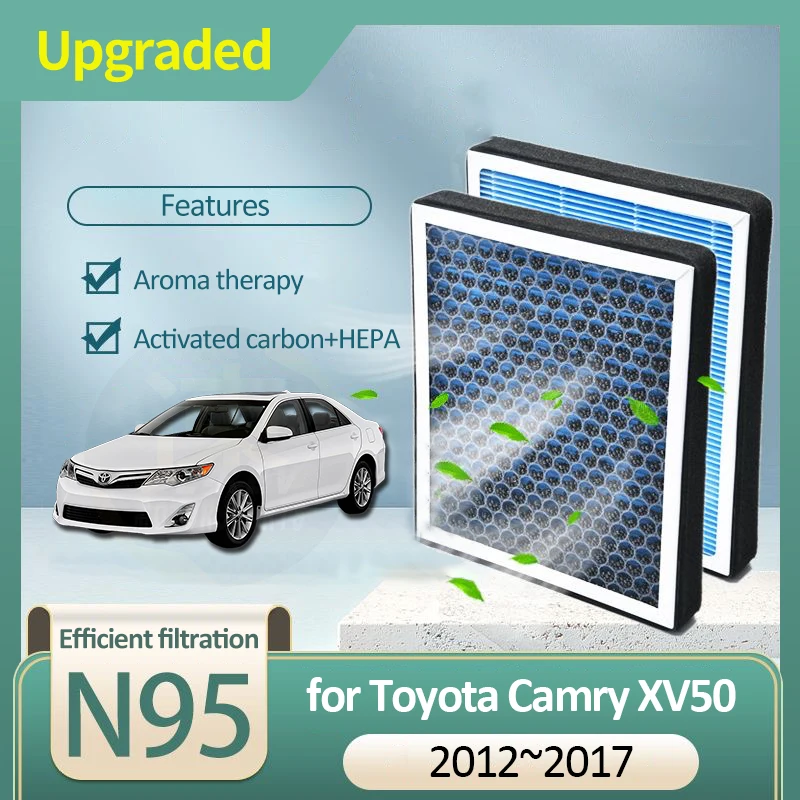 Activated Carbon Air Filter for Toyota Camry XV50 Daihatsu Altis Aurion MK7 2012 2013 2014 2015 2016 2017 Accessories Vehicles