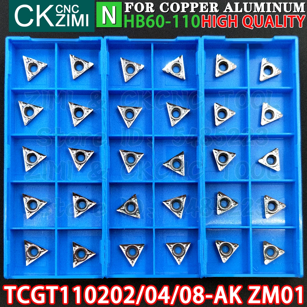 TCGT TCGT110202-AK ZM01 TCGT110204-AK ZM01 TCGT110208-AK ZM01 كربيد الألومنيوم إدراج تحول إدراج أدوات التصنيع باستخدام الحاسب الآلي الميكانيكية مخرطة معدنية أدوات القطع TCGT1102 TCGT 1102 AK