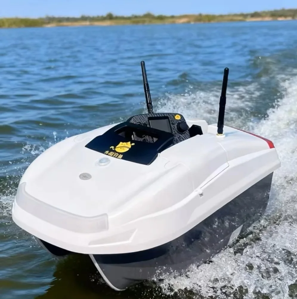 Fishing Three-in-One Remote Control Terrain Sonar Positioning Intelligent Baiting Boat GPS 1.5kg Load Capacity 500m Control