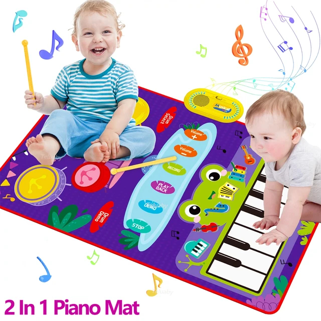 Musical piano mat baby on sale