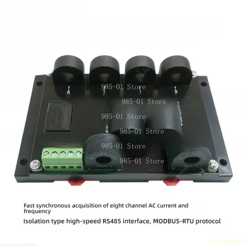 8-Channel AC Current Frequency Acquisition Module, RS485 Sensor Transmitter Support MODBUS-RTU