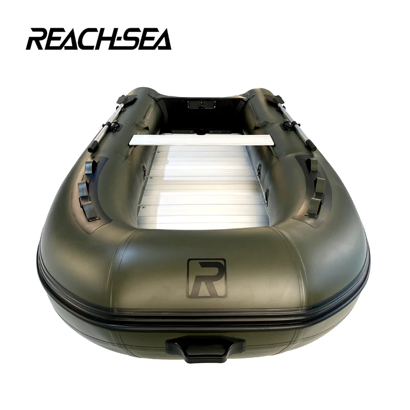 2024 New Experience High Quality 12'5'' Fishing Boat Aluminum Floor Inflatable Boat For Fishing Enthusiasts