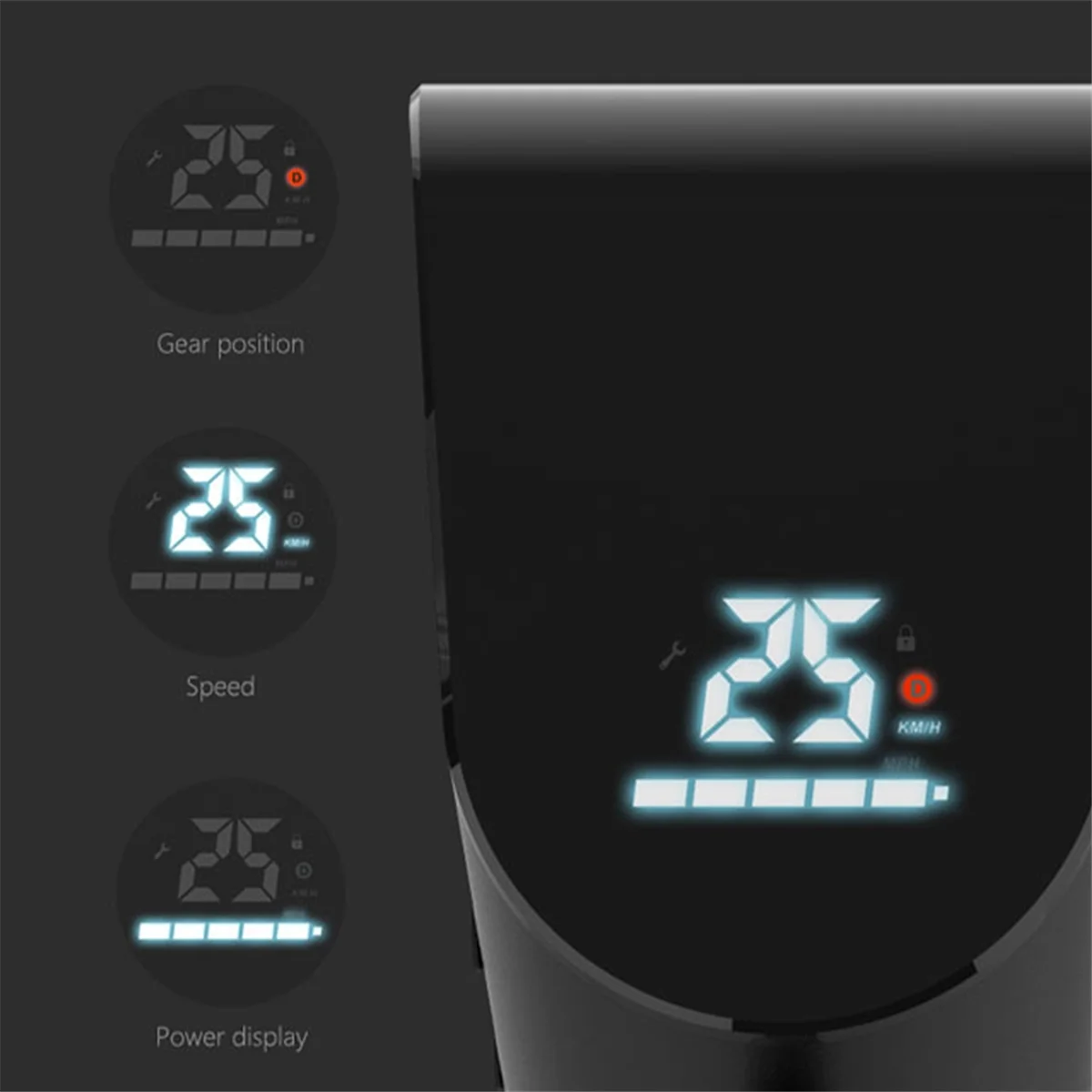 

B64C48V 15A Dashboard For HX X8 Electric Scooter LED Display Screen PCB Board Speed Battery Show Replacement Parts