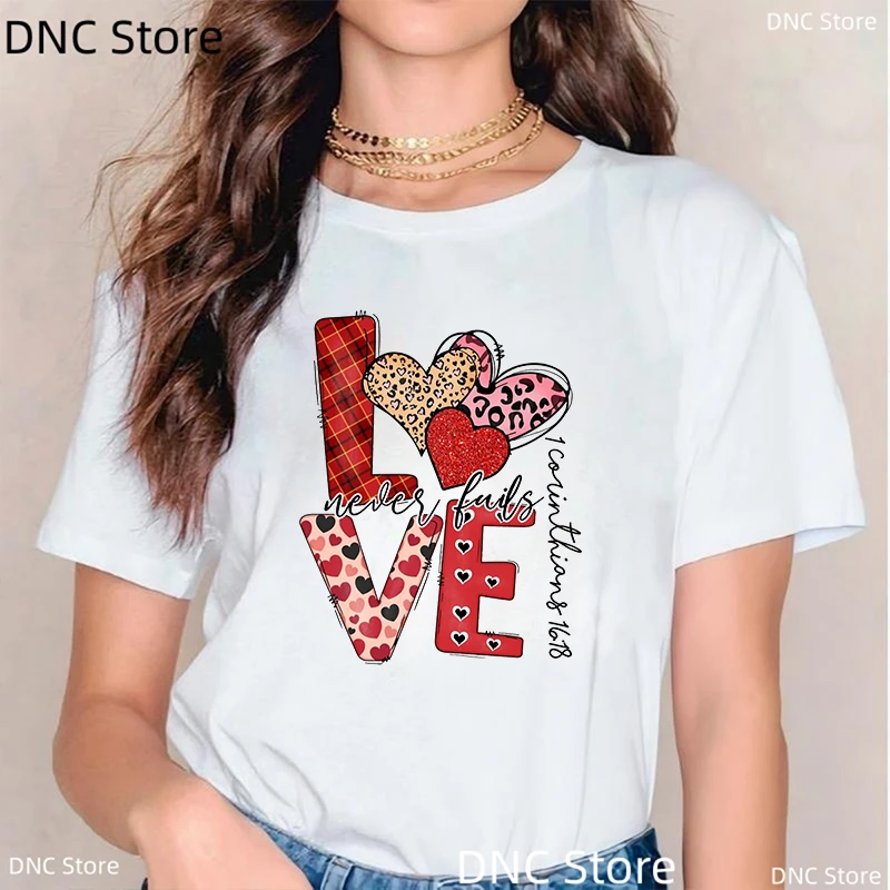 Camiseta de diseño de leopardo y girasoles para mujer, Camiseta con estampado de corazón con hojas, Top de manga corta blanco de tendencia de moda, venta al por mayor