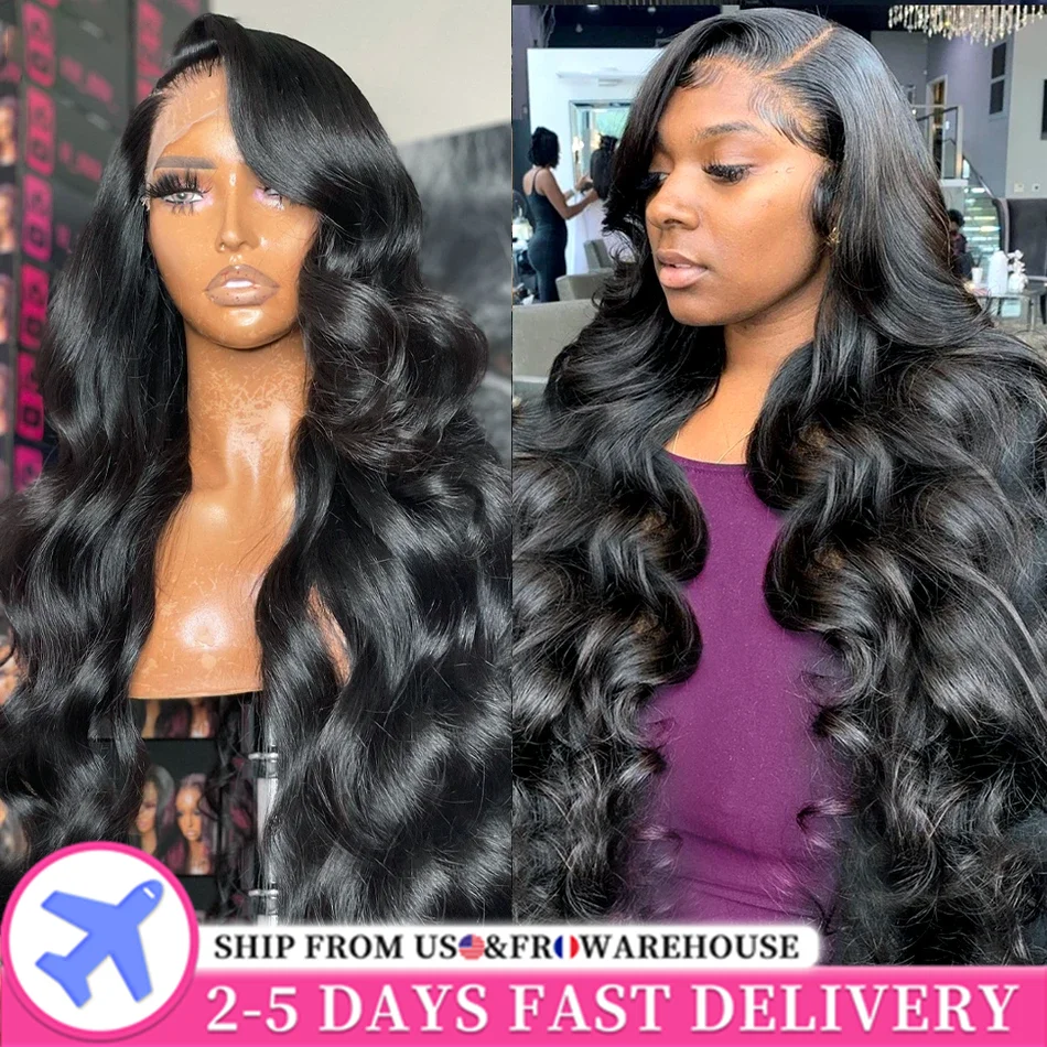 Body Wave Human Hair Wigs Hd Lace Wig Human Hair 13X4 Lace Frontal Human Hair Wigs 100% Human Hair Preplucked Wigs For Woman