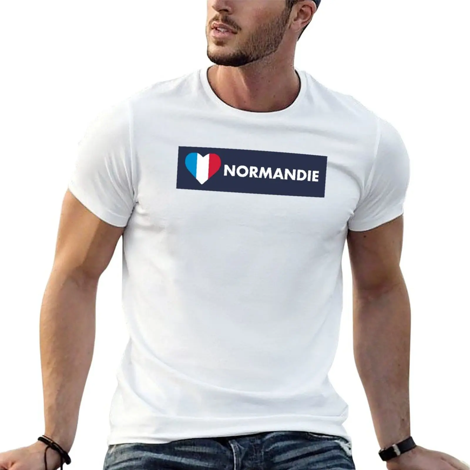 

Normandie France Flag Heart T-Shirt t shirt man plain man graphic t shirt man tshirt T-shirt