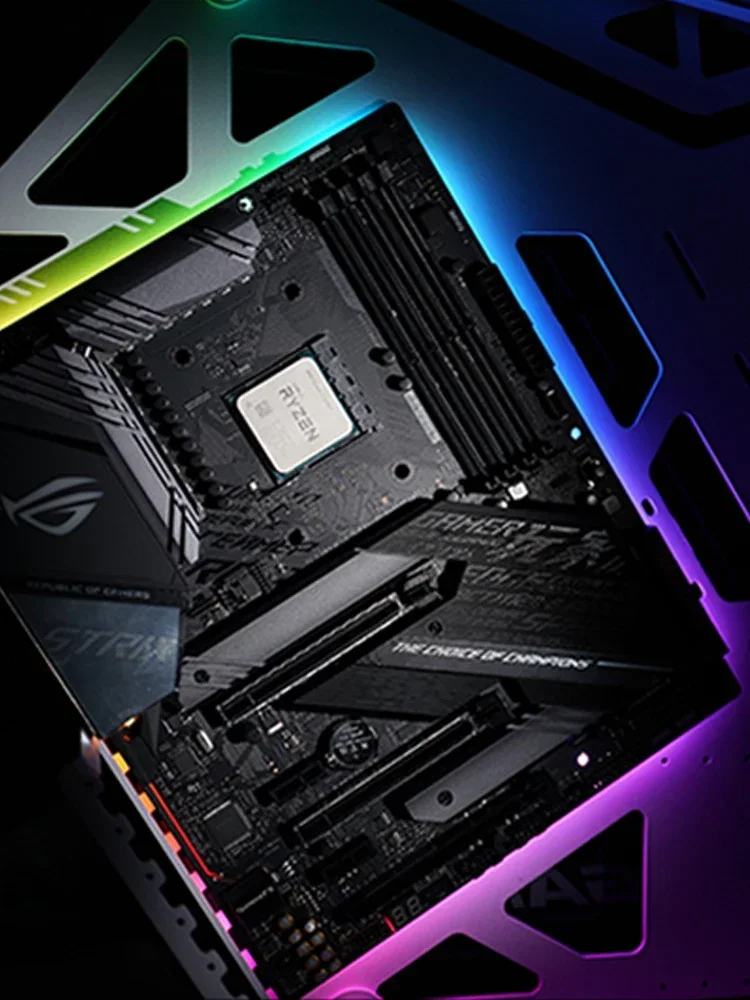 Dekoracyjna płytka oświetleniowa 5V ARGB SYNC, płyta główna M/B IO RGB Backplate, lampka podświetlająca płytę główną ATX Lighthouse Desktop — zdjęcie produktu 7