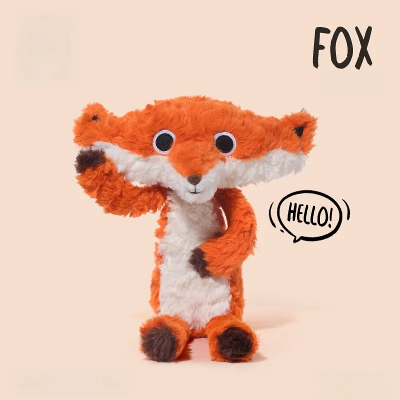 Nieuwe 40CM Cartoon Vos Plushie Schattige Vos Pluche Pop Kussen Knuffeldier Vos Sleutelhanger Rugzak Charme Thuis Decora Gift speelgoed