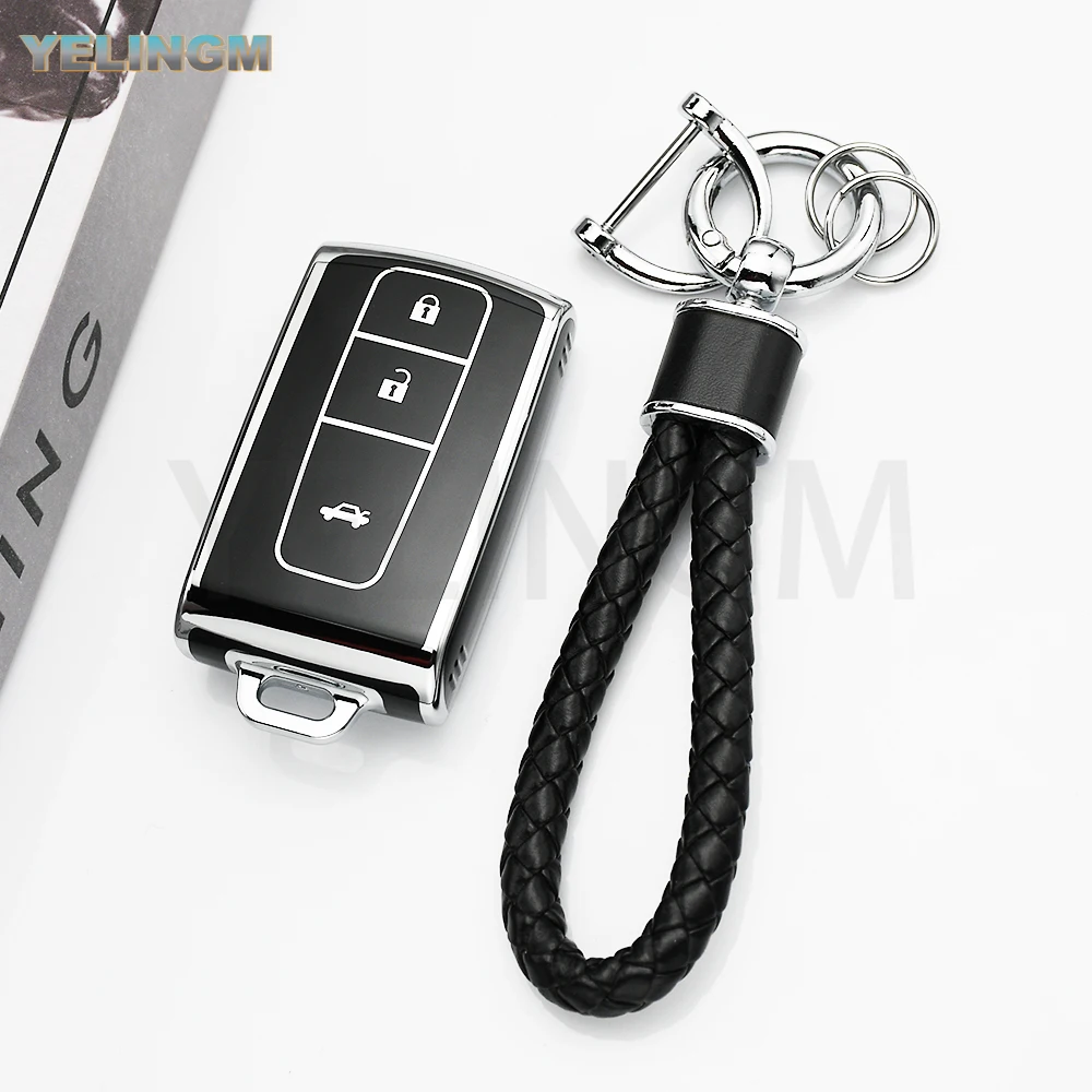 Neue TPU-Schutzhülle für Toyota Prius 2004 2005 2006 2007 2008 2009 Corolla Verso Camry Smart Key Case Cover Shell Protector Zubehör