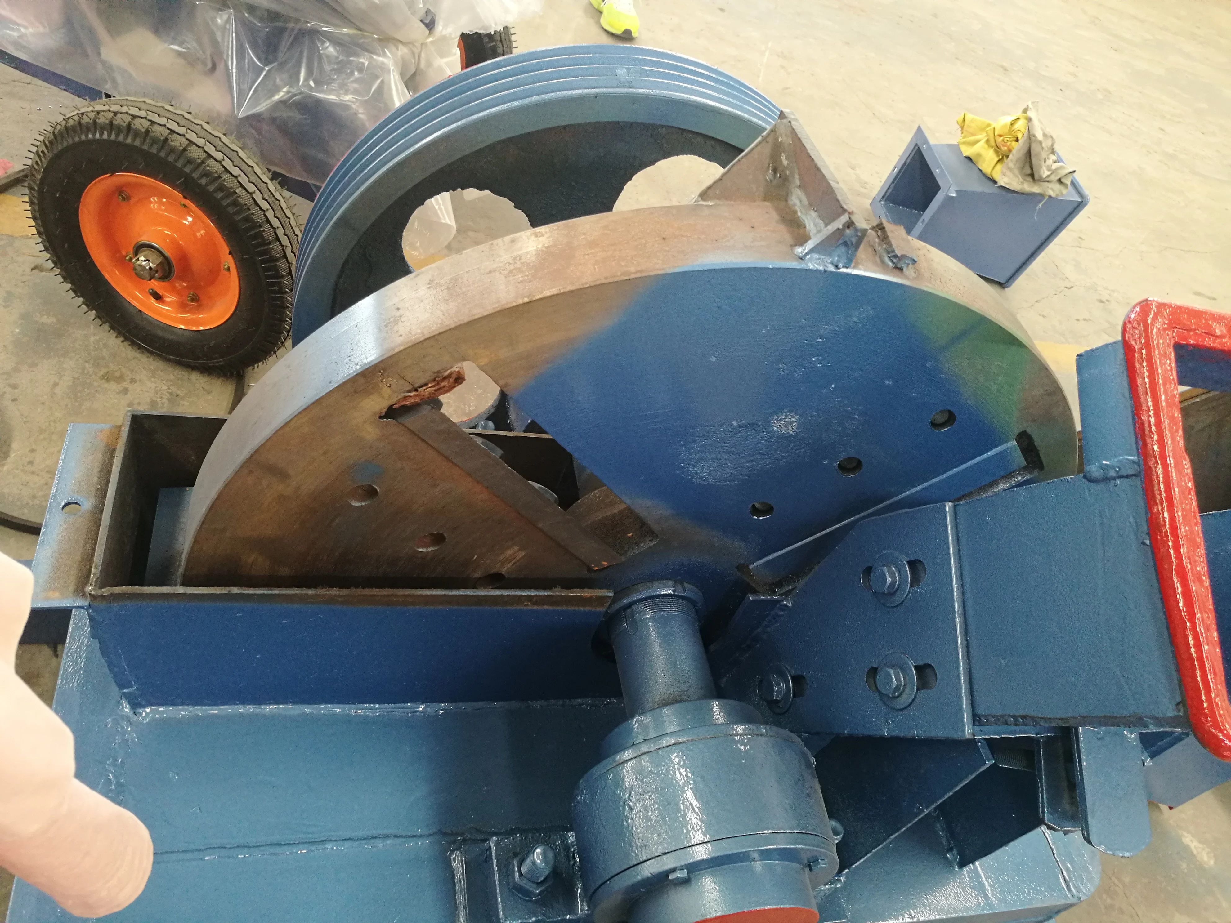 WEIWEI Wood Chipper Machine with Engine Motor Gear Core Components