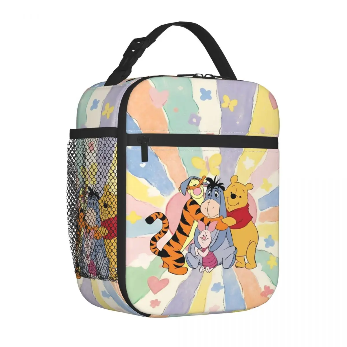 معزول حقيبة حمل الغداء ويني ذا بوه الكرتون ميرش علبة طعام الغداء تصميم فريد من نوعه الحرارية برودة بينتو صندوق للنزهة