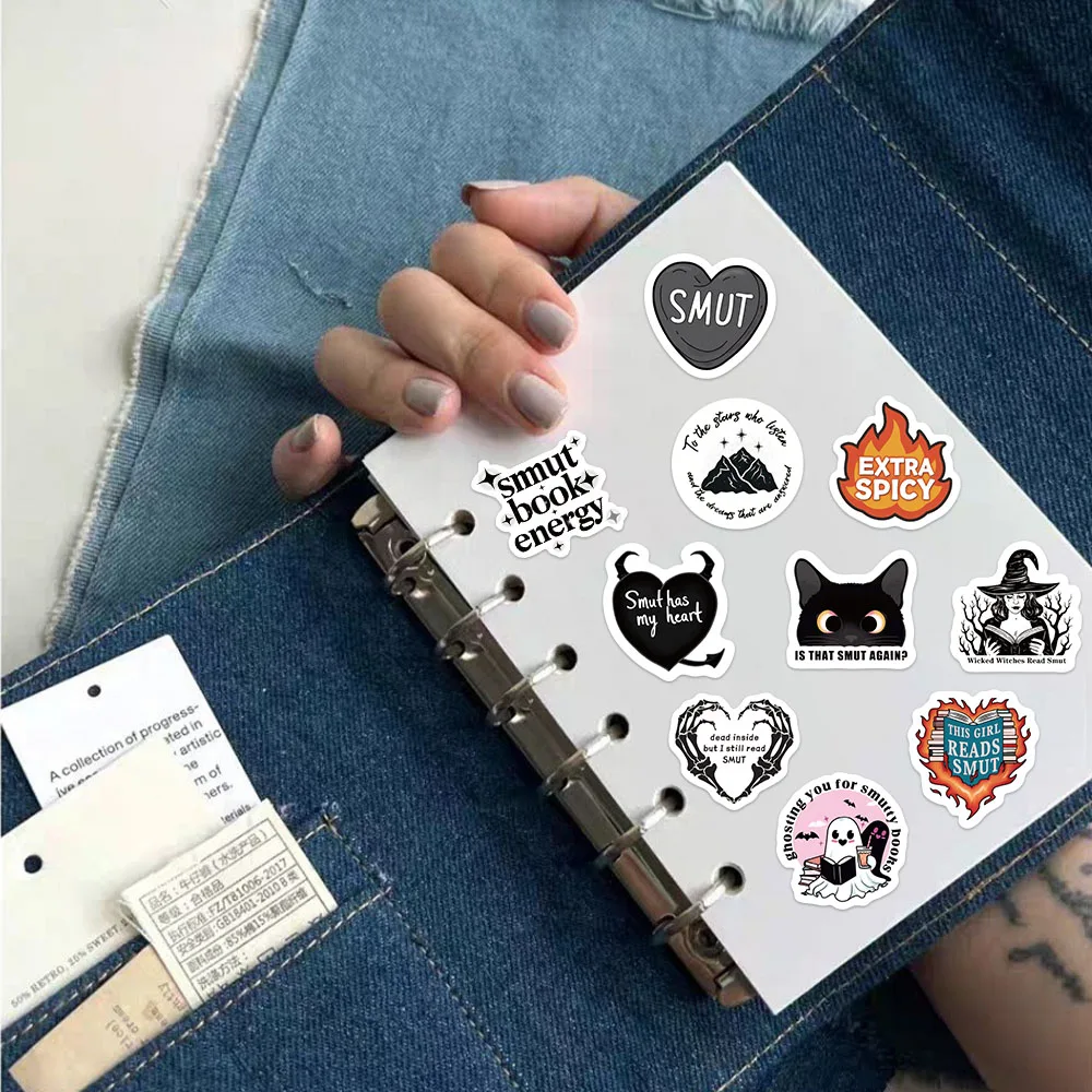 500PCS Black Graffiti Roll Stickers INS Style Graffiti Decals For Laptop Phone Case Refrigerator Notebooks Skateboard Stickers