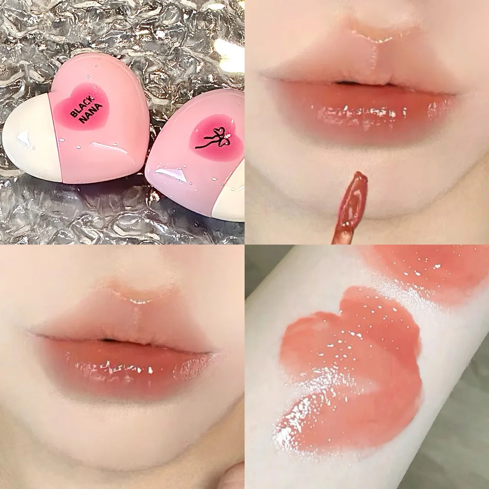 

Mirror lip glaze pure pseudo-plain lipstick makeup to improve complexion Korean tender girl water light lip gloss Makeup