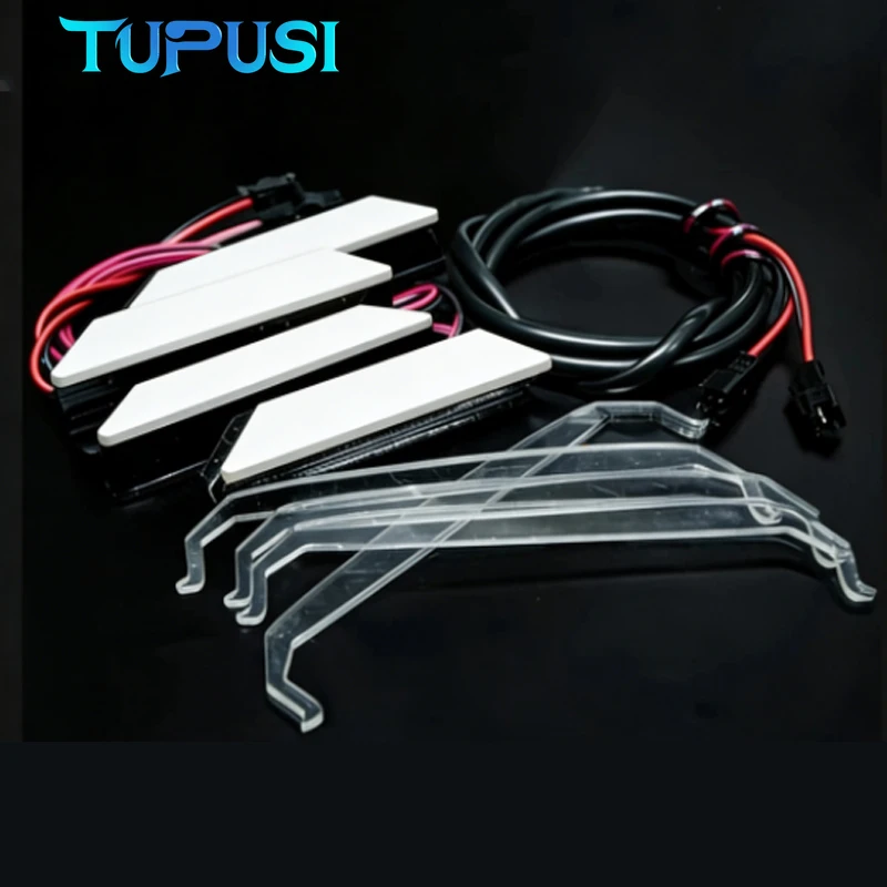 White LED FRONT GRILLE LIGHT LAMP & Daytime Running Light Kit for Ford Ranger Lariat Raptor T9 2022-2025 LED Lighting DRL Board view 5