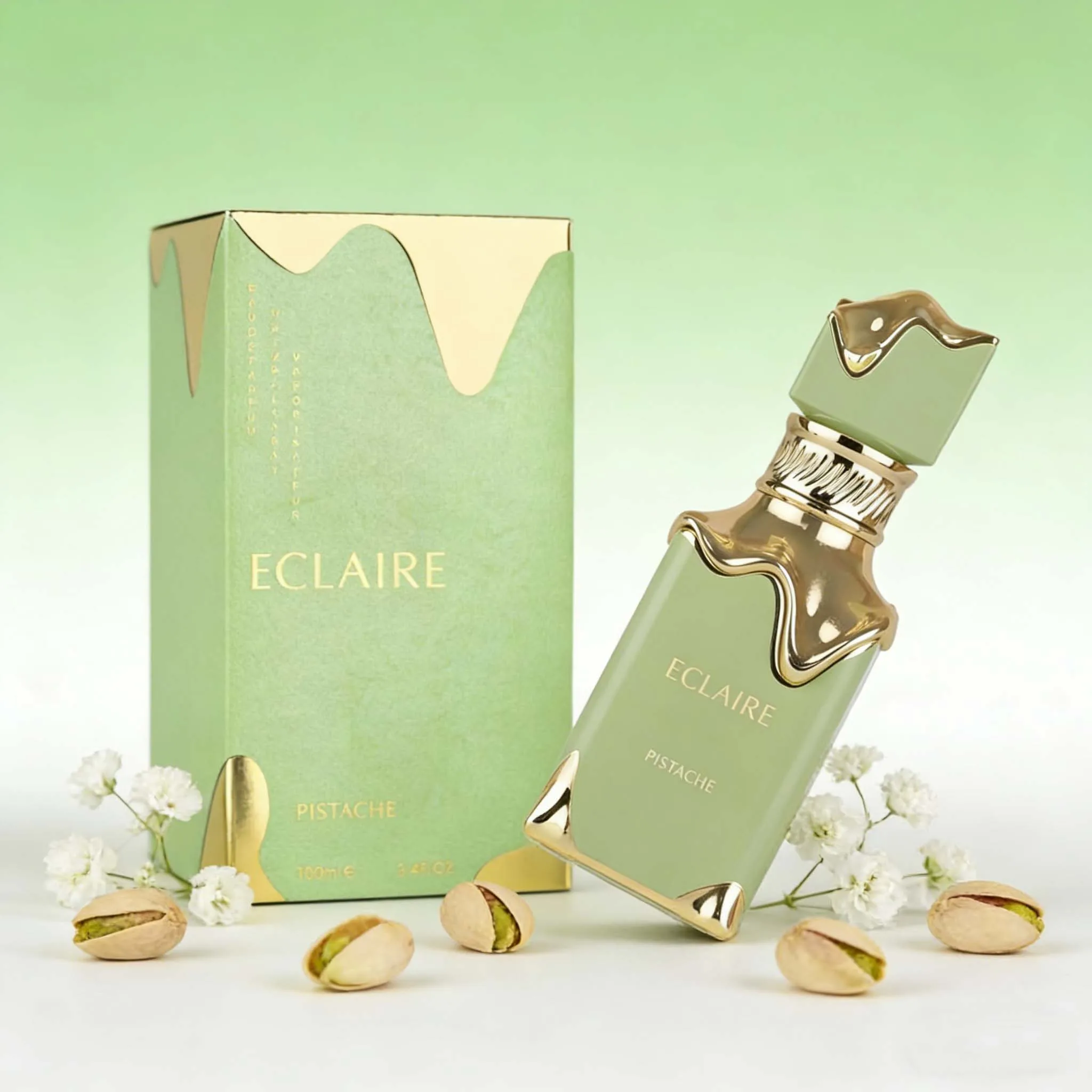 Eclaire Pistache Women's Perfume - Sweet Pistachio & Floral Fragrance, Perfect Gift for Her