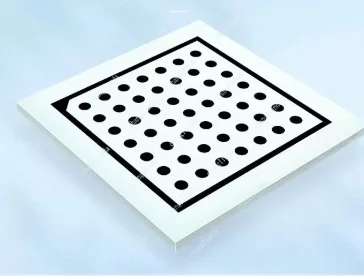 High Precision Dot Calibration Board Machine Vision Non-reflective 7x7 Accuracy 0.005MM Camera Reflection Calibration Block
