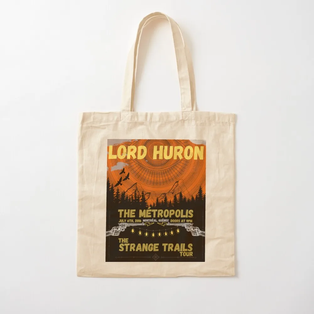 

Lord Huron Concert Poster Tote Bag cloth bag woman shopping bag logo Women's beach bags Gift