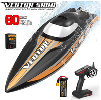 Volantex New Arrival Vector SR80 798-4 60km/h High Speed Racing RC Boat With Brushless Motor Auto Roll Back ABS Plastic Hull RTR