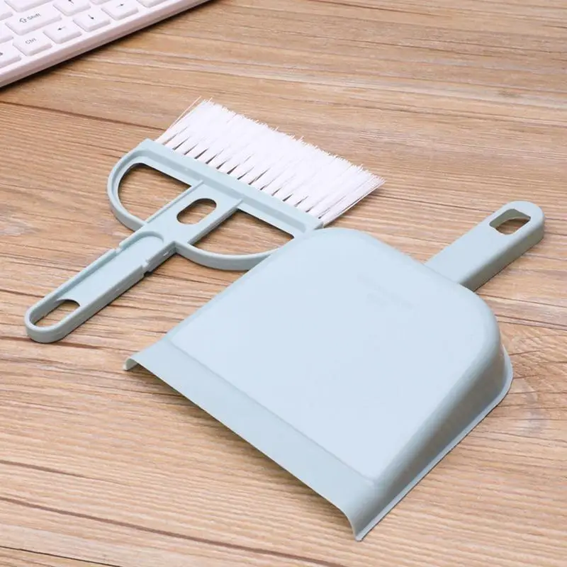 Mini Cleaning Dustpan And Brush Set Small Broom Dustpans Desktop Sweeper Garbage Cleaning Shovel Table Household Cleaning Tools