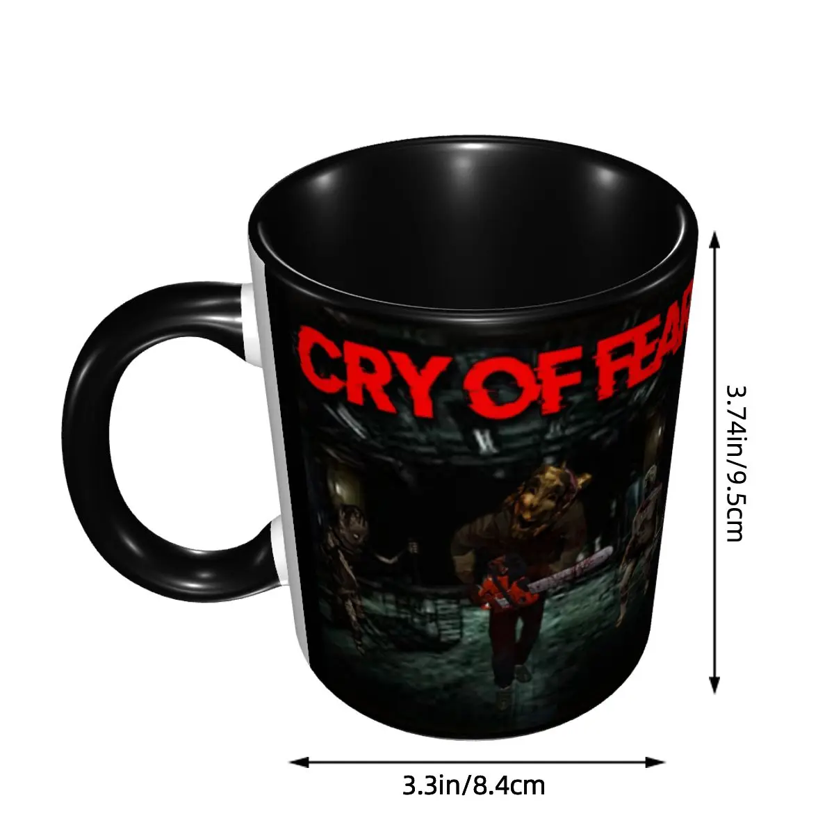 Swedish Horror Game Cry Of Fear Coffee Mug DIY Custom Ceramic Mug Cup Creative Gift
