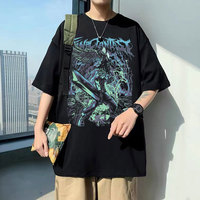 Game Final Fantasy Fan Art Tshirt Short Sleeve Men's Fashion Cotton T-shirts Men Women Harajuku Casual Oversized Loose T Shirt