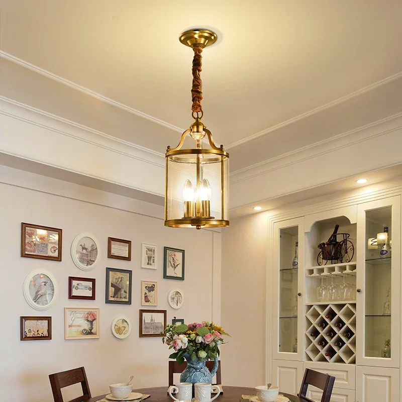 

Luxury Crystal Hanging Lamps European Chandelier Ceiling Pendant Lights For Bar Indoor Living Dining Room Kitchen Island